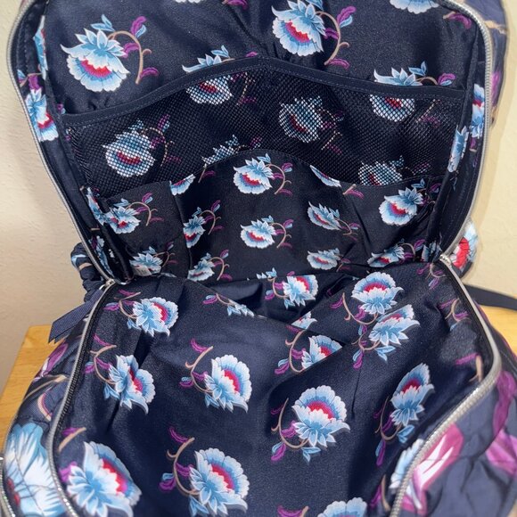 Vera Bradley XL Campus Backpack in Performance Twill Mayfair in Bloom NWT - Picture 12 of 13